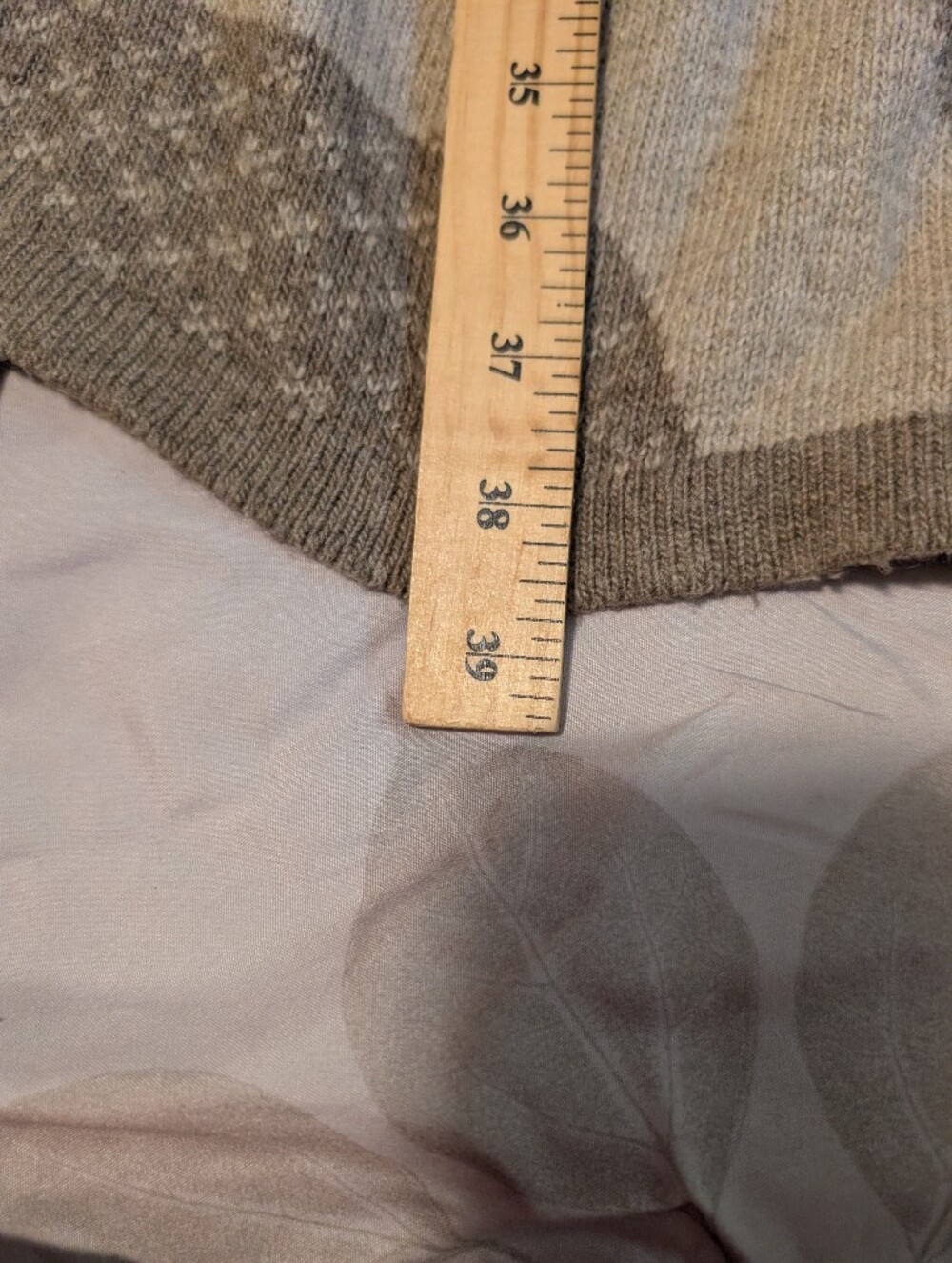 Paris Graphic Hooded Long Zip Cardigan Sweater Women's Beige Knit Duster Jacket - Picture 6 of 6